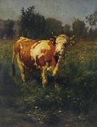 Rudolf Koller Kuh France oil painting artist